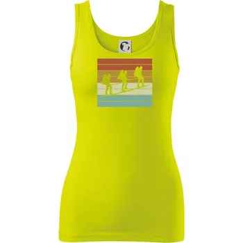 Dámské tričko Vintage výprava - Dámské tílko - L ( Limetková )