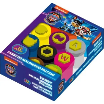 kreativní sada Bambino Barvy prstové Tlapkova patrola 12x 15 ml