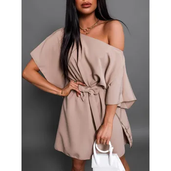 Dámské šaty Béžové šaty GRANDIE