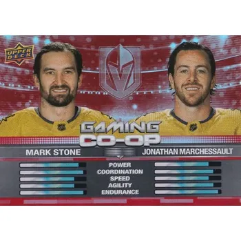 Sběratelská karetní hra insert karta STONE/MARCHESSAULT 24-25 UD Ser. 1 Gaming Co-Op číslo CGO-9