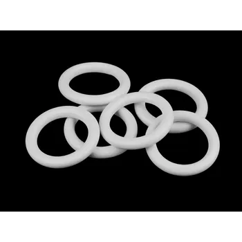 Lapač snů Dřevěný barevný kroužek vnější Ø58 mm Varianta: 1 bílá, Balení: 10 ks