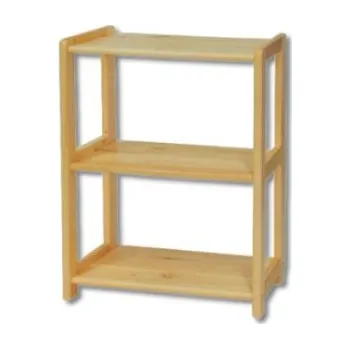 regál Drewmax Regál RG125, V86xH30, borovice (Barva dřeva: Přírodní (lakovaná), Šířka: 70)