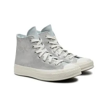 Dámské tenisky Converse Plátěnky Chuck 70 Suede Shimmer A08224C Šedá 39