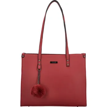 Kabelka Dámská kabelka na rameno tmavě červená - Delami Sabin červená