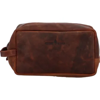 Kožená etue taška hnědá - GreenWood Marladen hnědá