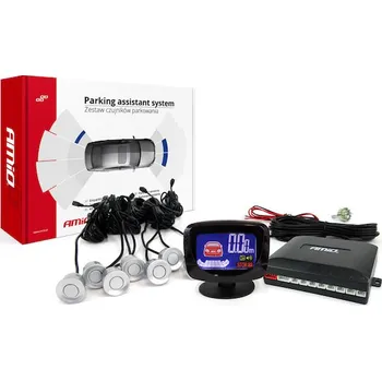 Parkovací asistent Parkovací asistent LED-GRAF 8 senzorů stříbrných