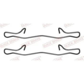 Přislušenství brzdového systému Sada příslušenství, obložení kotoučové brzdy quick brake 109-1755 QB