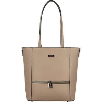 Kabelka Dámská kabelka na rameno taupe - Delami My Angela taupe