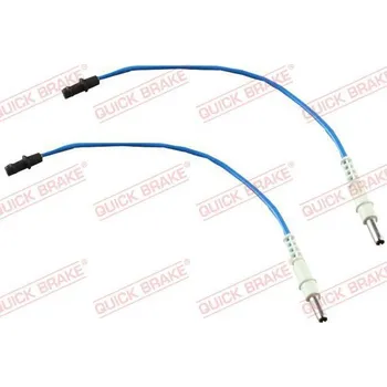 Brzdová destička Výstražný kontakt, opotřebení obložení quick brake WS 0206 A