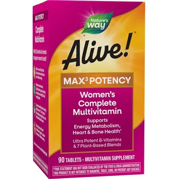 Nature's Way Alive!® Max3 Potency Women’s Multivitamin (90 Tableta)