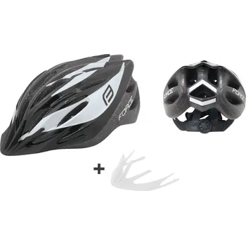 Cyklistická přilba přilba FORCE TERY, černo-šedá S - M