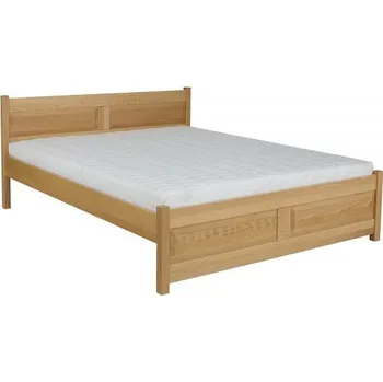 Ložnice Drewmax Dřevěná postel LK109, 120x200, buk (Barva dřeva: Přírodní (lakovaná))