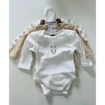 Kojenecký body Jacky Body s dlouhým rukávem ,3 packy Velikosti: 56