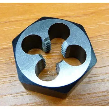 Závitořezný nástroj Závitová kruhová čelist R 1/2 HSS šestihranná DIN2999 , VOLKEL 23568