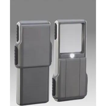 Lupa Lupa kapesní s osvětlením typu mobil šedá