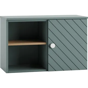 police BAZA Modul 1DW Match malý - skříňka, modrošedý