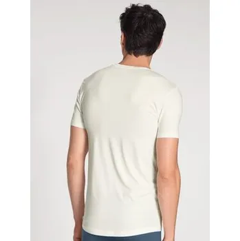 Pánské tričko Calida T-Shirt 14382 Béžová Slim Fit M