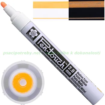 sakura xpfka305 popisovač Pen Touch s tekutou barvou 2 mm - Fluorescentní oranžový
