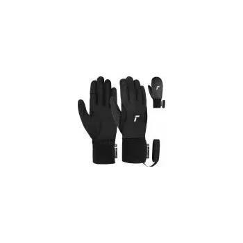 Rukavice Reusch Baffin Touch-Tec black/silver rukavice s návlekem černá/stříbrná 7,5