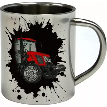 Zetor Proxima 110 nerezový hrnek s traktorem 300 ml (hrnek nerezový dvouvrstvý pro farmáře , farmář , farma)