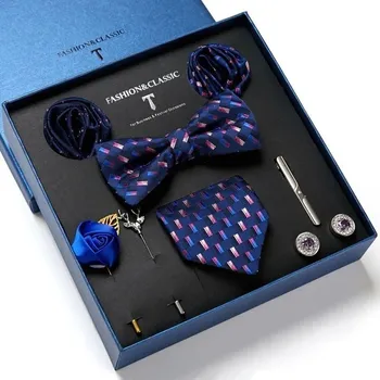 Kravata Luxusní komplet pro muže Buddy Modrá