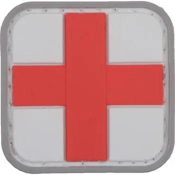 Nášivka GFC Tactical Nášivka na suchý zip Medic (plast 3D) - gray