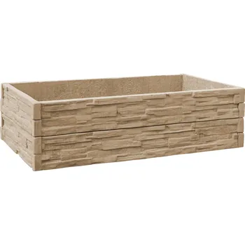 Vyvýšený záhon Betonový vyvýšený záhon 110655 200 x 100 cm x 50 cm