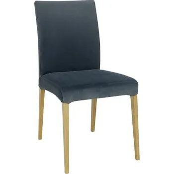 Jídelní židle Drewmax Čalouněná jídelní židle KT394, dub (Potah: Ekokůže, Barva dřeva: Medová)