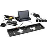 Parkovací asistent 4 senzory černé TFT02 4,3 `s kamerou night vision CAM-402-LED