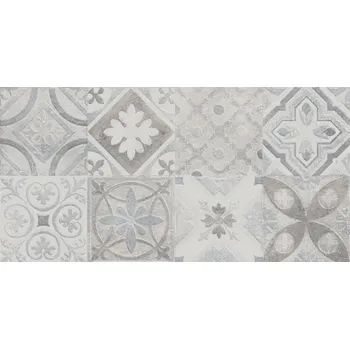 Moris patchwork grey rekt. - obkládačka rektifikovaná 30x60 šedá lesk 169056