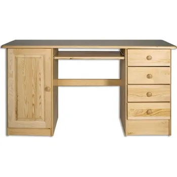 Nábytek Drewmax Psací stůl BR115, 145x75x55, borovice (Barva dřeva: Ořech)