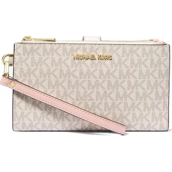 Peněženka Michael Kors Jet Set Travel Signature Logo Smartphone Wallet Powder Bl