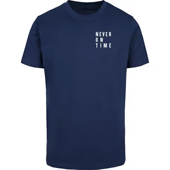 Pánské tričko Never On Time Tee - light navy 3XL