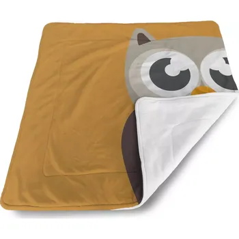 deka Sablio Dětská deka pro miminko Kreslená sova - 80x100 cm