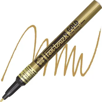 Laková fixa SAKURA Pen Touch 1mm, zlatá
