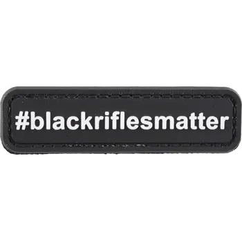 Nášivka GFC Tactical Nášivka na suchý zip Blackriflesmatter (plast 3D) - swat