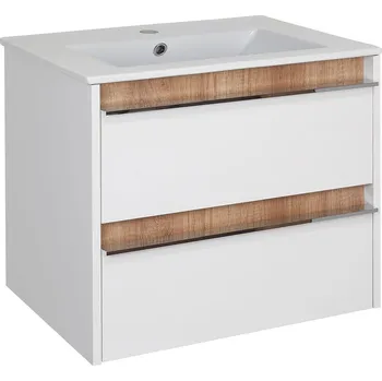 Koupelnový nábytek BPS-koupelny Koupelnová skříňka s keramickým umyvadlem Flop 80