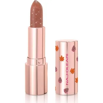 Přípravek na rty Naj-Oleari Stardust Glitter Lipstick rtěnka se třpytivým finišem - 01 Sparkling Nude 3,5 g