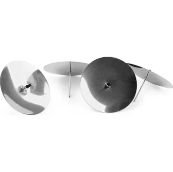 Svíčka Bodce na svíčky Ø8 cm Varianta: 1 stříbrná, Balení: 4 ks