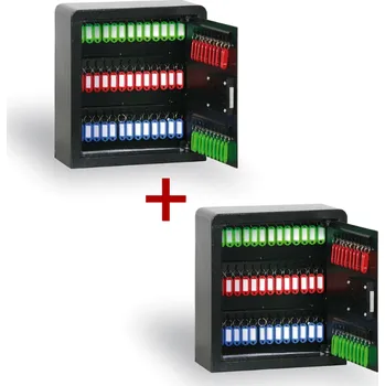 Skříňka na klíč Sejf na klíče s mechanickým zámkem 1+1 ZDARMA, 76 klíčů