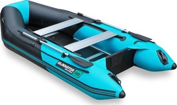 Člun nafukovací Gladiator AK320 černo-tyrkysový