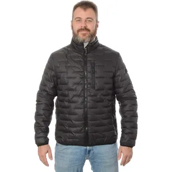 Pánská casual bunda Pierre Cardin Bunda Stepper Černá 6XL