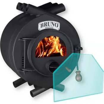 Krbová kamna Žáruvzdorné sklo na Bruno Mini