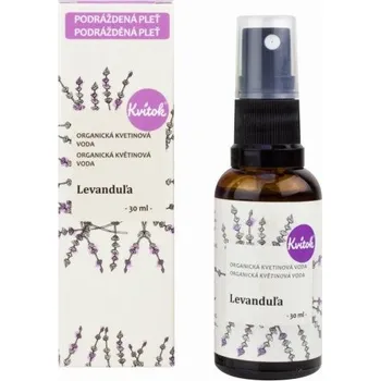 Květová voda levandulová s rozprašovačem BIO Kvitok - 30 ml + záruka na vrácení do 100 dnů
