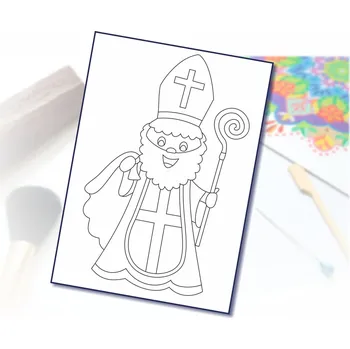 Radost v písku Šablona na pískování Mikuláš A6