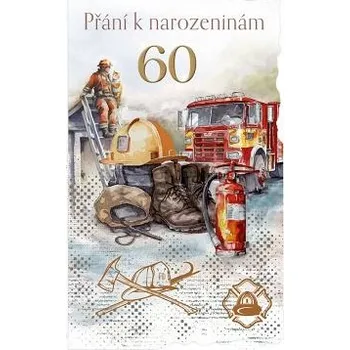 ARGUS Přání k 60.narozeninám s klopou na peníze 15-6564c60