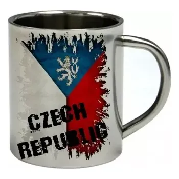 Moon River Česká republika nerezový hrnek s vlajkou (hrnek nerezový dvouvrstvý vlajka , Česko)