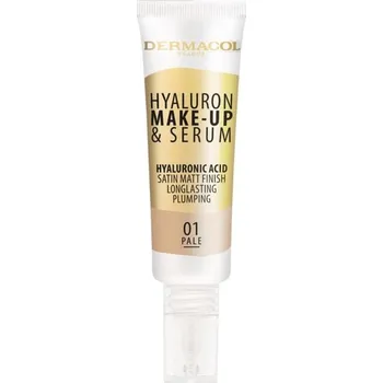 Make-up Make-up a sérum 2v1 (Hyaluron Make-up and Serum) Dermacol / Odstín: 01 Pale - 25 g + záruka na vrácení do 100 dnů