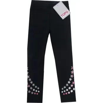 Dívčí legíny Dívčí zateplené legíny Topo in Fashion tmavě modré s hvězdami (8459022875)