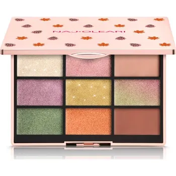 Oční stíny Naj-Oleari Sparkling Foliage Eyeshadow Palette oční paletka 9,5 g